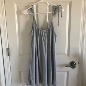 Madewell Shoulder Tie Tank Dress